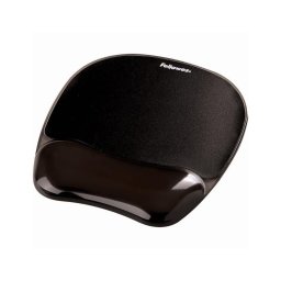 Egrpad csukltmasszal, gltlts, Fellowes(R) Crystal Gel, fekete