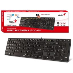 Billentyzet vezetkes SlimStar 126 Genius fekete