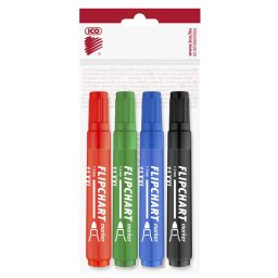 Flipchart marker kszlet vzbzis 3mm, kerek Artip11XXL, 4 klf.szn