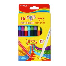 Rostirn, filctoll kszlet 10 db/doboz Keyroad Magic fiber marker 18 klf. szn