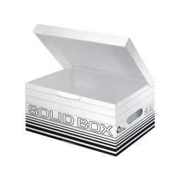 Archivl doboz S mret, felfel nyl tetvel Leitz Solid Box fehr