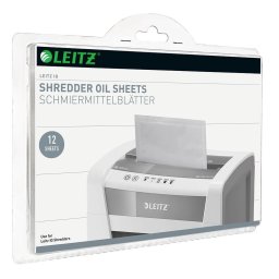 Olajozlap iratmegsemmisthz, 12 lap/csomag, Leitz