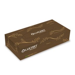 Kozmetikai kend 2 rteg 100 lap/doboz EcoNatural 100V Lucart_841073 havanna barna