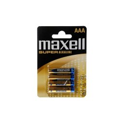 Elem AAA mikro LR03 1,5V Super tarts alkaline 4 db/csomag, Maxell