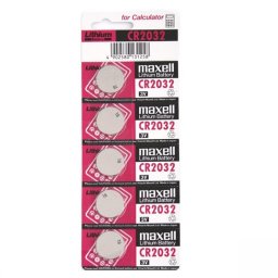 Elem CR2032 lithium 5 db/csomag, tphet bliszterben Maxell