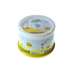 CD-R80 52x nyomtathat 50 db/henger Maxell
