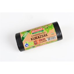 Szemeteszsk jrahasznostott 110 liter 60 x 100 cm 30 mikron 10 db/tekercs Mazzini_fekete