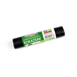 Szemeteszsk jrahasznostott 135 liter 70 x 110 cm 17 mikron 5 db/tekercs Mazzini_fekete