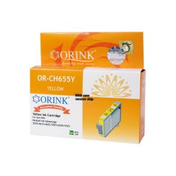 Utngyrtott Hp 655/CZ112AE tintapatron yellow ORINK