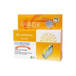 Utngyrtott Hp 920XL/CD974A tintapatron yellow ORINK