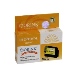 Utngyrtott Hp 933XL/CN056AE tintapatron yellow ORINK
