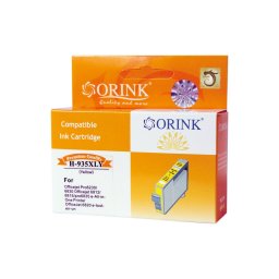 Utngyrtott Hp 935XL/C2P26AE tintapatron yellow ORINK