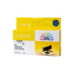 Utngyrtott Hp 953XL/F6U18AE tintapatron yellow ORINK