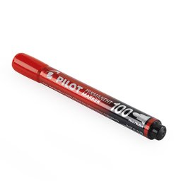 Alkoholos marker 1mm, kerek hegy, Pilot 100 piros
