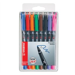 Alkoholos marker kszlet 1mm, STABILO OHPen M, 8 klf. szn