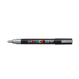 Dekormarker 0,9-1,3mm, PC-3M Uni Posca ezst