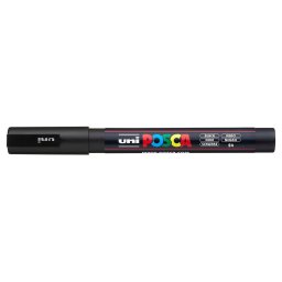 Dekormarker 0,9-1,3mm, Uni Posca PC-3M fekete