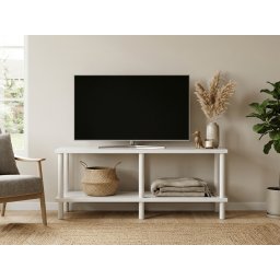 TV szekrény SOLE 90 cm, fehér