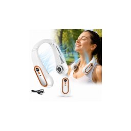 Nyakba akasztható vezeték nélküli ventilátor, USB-C, 5 fokozat, LED kijelzo