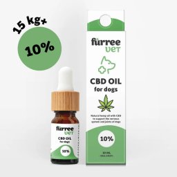 Fürree VET CBD olaj kutyáknak 10% - 15 kg felett 10ml