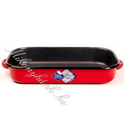 Bonyhádi teflonbevonatos zománcos tepsi 38cmx24cm (2.O.)
