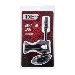 Black&Red Pniszgyr Rezg, Csiklstimull 14.5 cm fekete