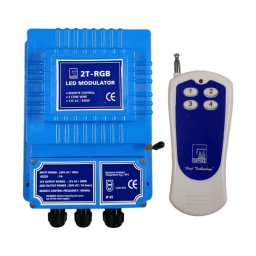 LED vezérlő távirányítóval, transzformátor 200W