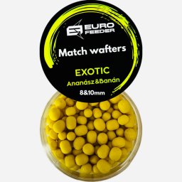Eurofeeder Match Wafters Exotic horgászcsali 8&10mm Ananász-Banán - sárga (308)