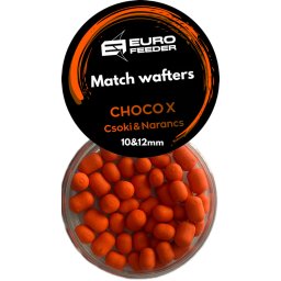 Eurofeeder Match Wafters CHOCO X horgászcsali 10&12mm - narancssárga (309)