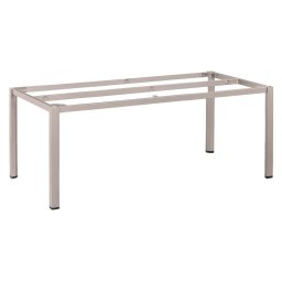 KETTLER CUBIC alumínium asztalváz 180×95 cm - taupe