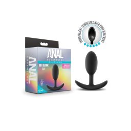 Anal Adventures Platinum M - anál plug (fekete, közepes)