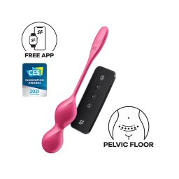 Satisfyer Love Birds 2 - App-vezérelt vibrációs gésagolyó (pink)