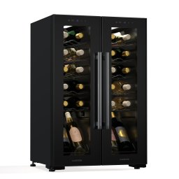 Klarstein Shiraz borhűtő, 2 hűtőzóna, érintőképernyős vezérlés, LED világítás, szabadon álló (HEA-Shir2doors-24)