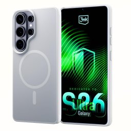 3mk védőburkolat Smoke MagCase Fehér Samsung Galaxy S26 Ultra számára