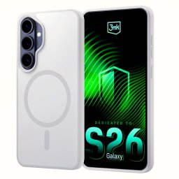 3mk védőburkolat Smoke MagCase Fehér Samsung Galaxy S26-hoz