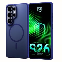 3mk védőburkolat Smoke MagCase kék a Samsung Galaxy S26 Ultra számára