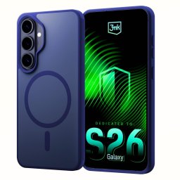 3mk védőburkolat Smoke MagCase kék a Samsung Galaxy S26 számára