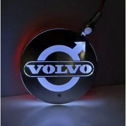 VOLVO Amerikai helyzetjelző LOLLIPOP piros-fehér PÁRBAN