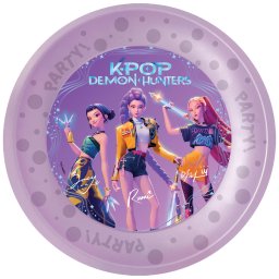 K-pop Démonvadászok Honmoon micro prémium műanyag lapostányér 4 db-os szett 21 cm
