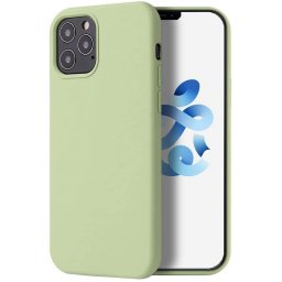 Huawei Honor 400 Lite, Szilikon tok, Wooze Liquid Silica Gel, világoszöld
