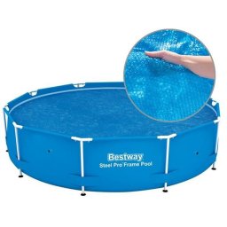 305 cm átmérőjű szolártakaró, vízmelegítő takaró medencékhez, Bestway