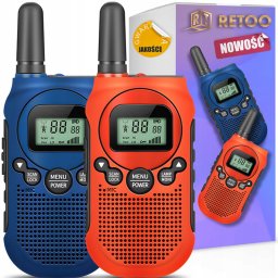 Baofeng Walkie Talkie 2db-os, 22 csatornás 3 km hatótávval, hangvezérléssel, CTCSS és CDCSS, 1500 mAh, RT