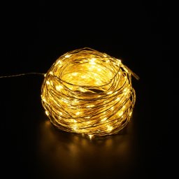 Entac Kerti Szolár Fényfüzér, 9.9m +3m 100db WW LED