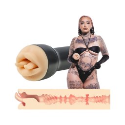 Kiiroo Feel Leigh Raven - műszáj vágott nyelvvel (testszínű)