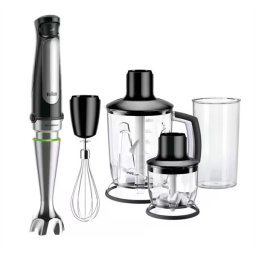 BRAUN MQ7045X MultiQuick 7 botmixer tartozékokkal, 850W, Fekete/Ezüst