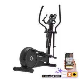 Elliptikus tréner ZenStride 300, 7kg hátsó lendkerék, max.150kg, otthoni, halk, elektromos, 40cm lépéshossz, 53kg inSPORTline