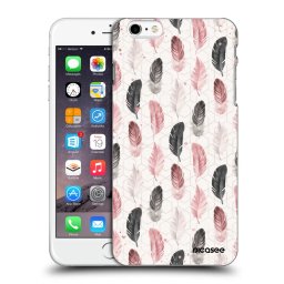 Fekete szilikon tok az alábbi mobiltelefonokra Apple iPhone 6 Plus/6S Plus - Feather 2