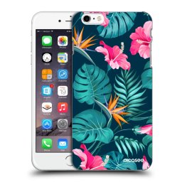 Fekete szilikon tok az alábbi mobiltelefonokra Apple iPhone 6 Plus/6S Plus - Pink Monstera