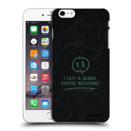 Fekete szilikon tok az alábbi mobiltelefonokra Apple iPhone 6 Plus/6S Plus - LEFT A MARK