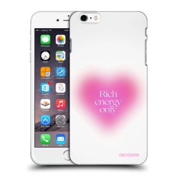 Fekete szilikon tok az alábbi mobiltelefonokra Apple iPhone 6 Plus/6S Plus - Rich Energy